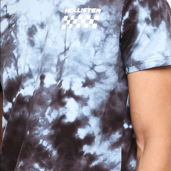 Hollister Unisex Checkerboard tie die Graphic Tee - Picture 2 of 3